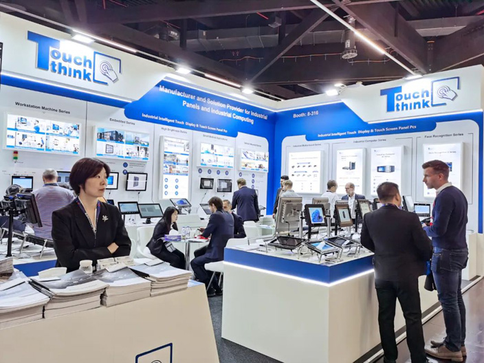 觸想展臺客戶接待現場